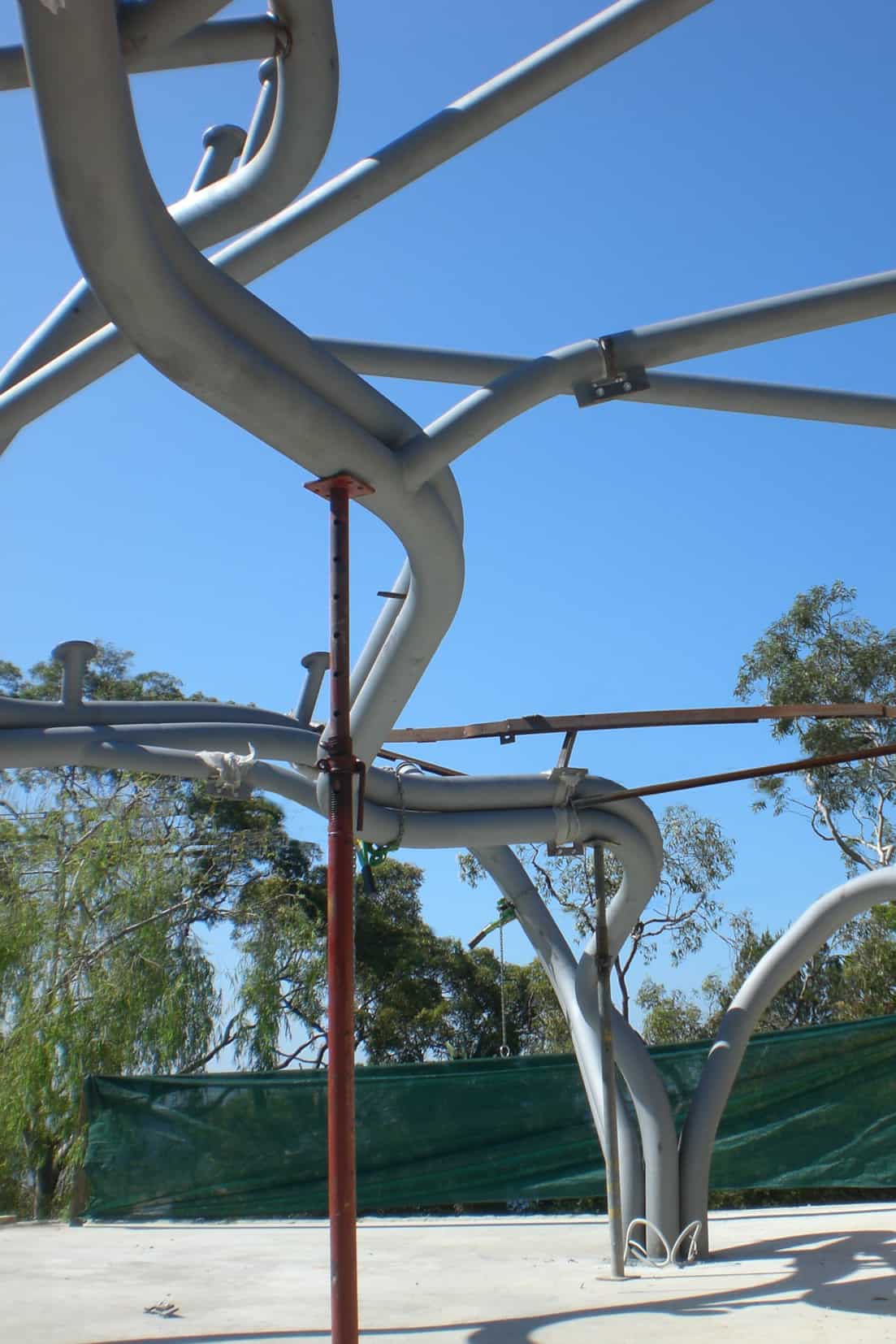 Leaf House Site Construction